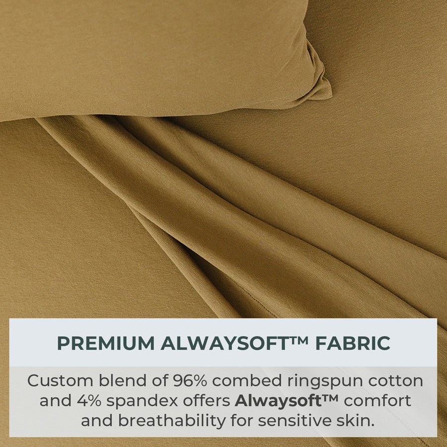 Twin sheets (3 Piece) - Khaki Brown