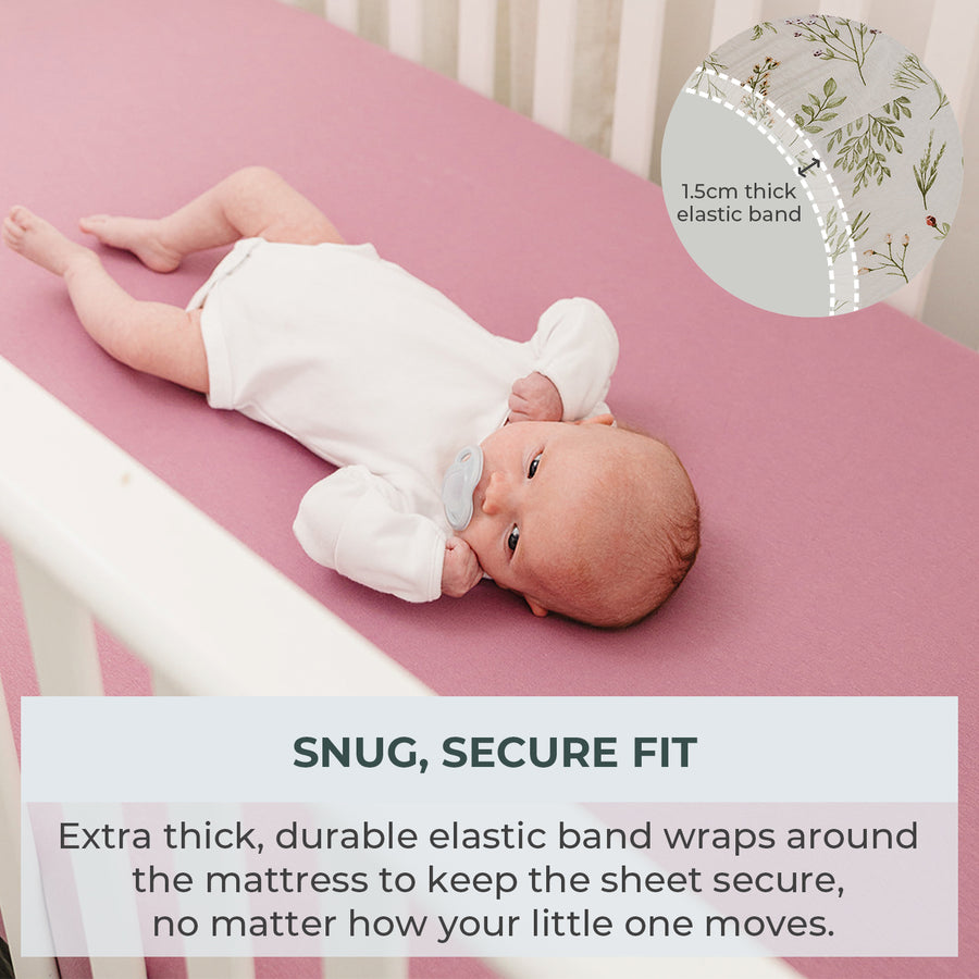 Crib sheets - Blossom