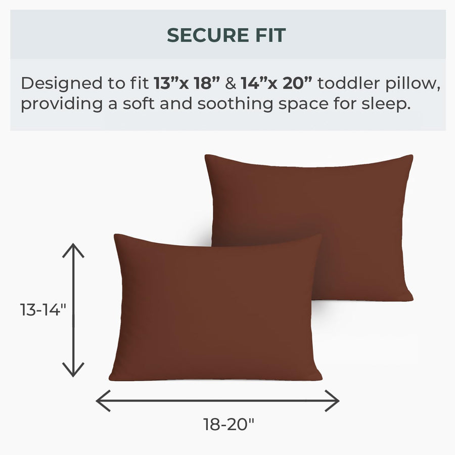 Solid Pillowcase - Chocolate Brown