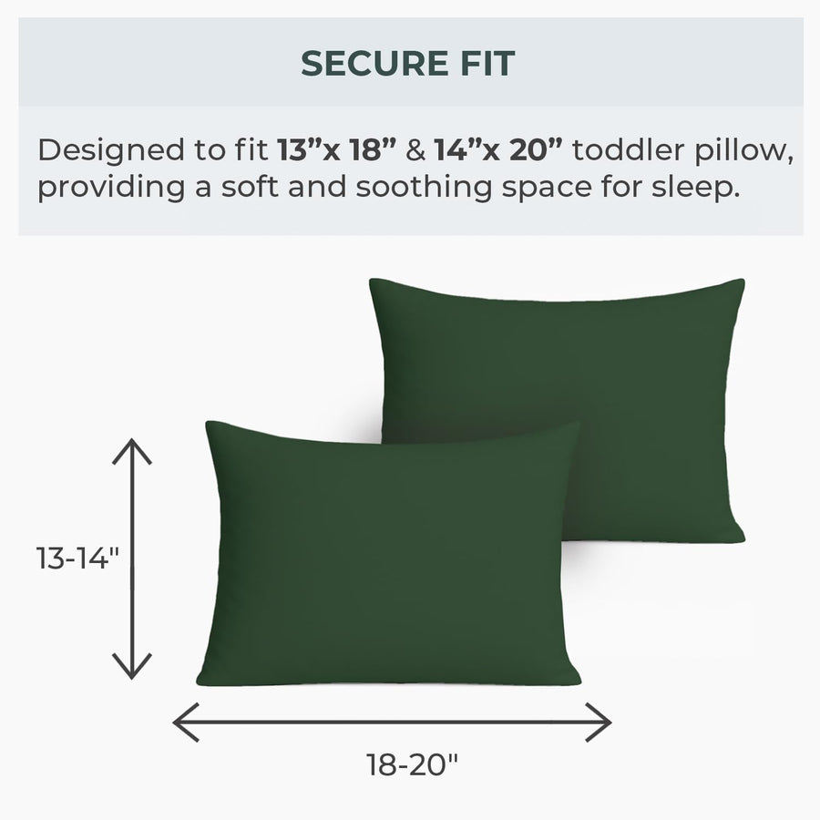 Solid Pillowcase - Wood Green