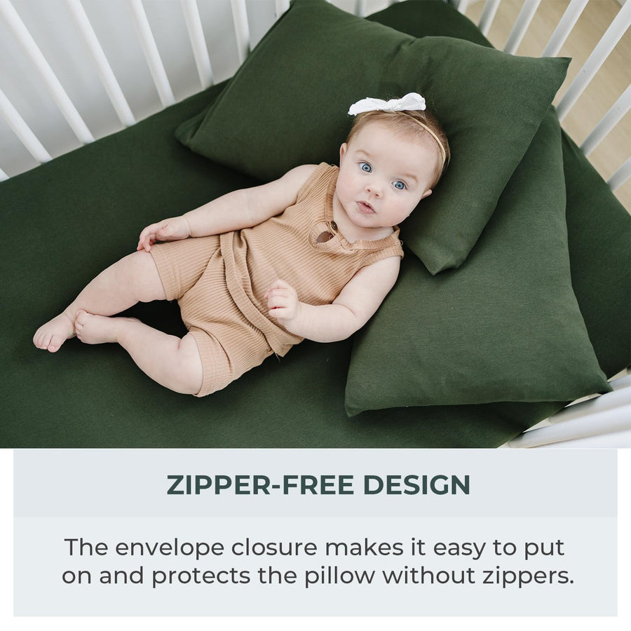 Solid Pillowcase - Wood Green
