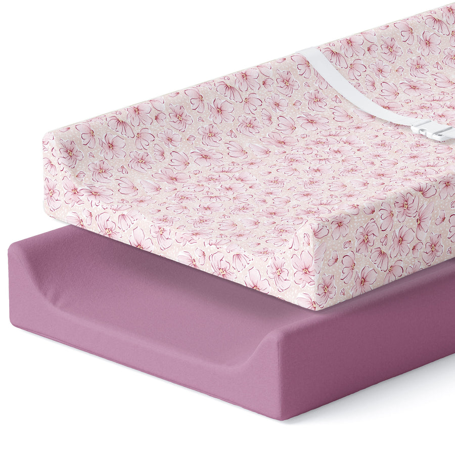 Changing Pad Covers - Blossom