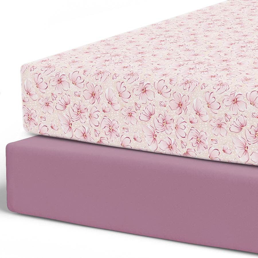 Crib sheets - Blossom