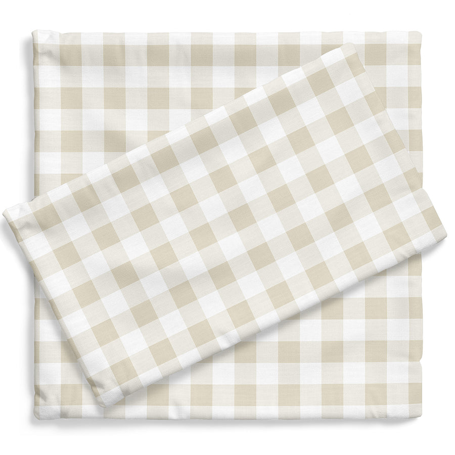 Twin sheets (3 Piece) -  Gingham Khaki