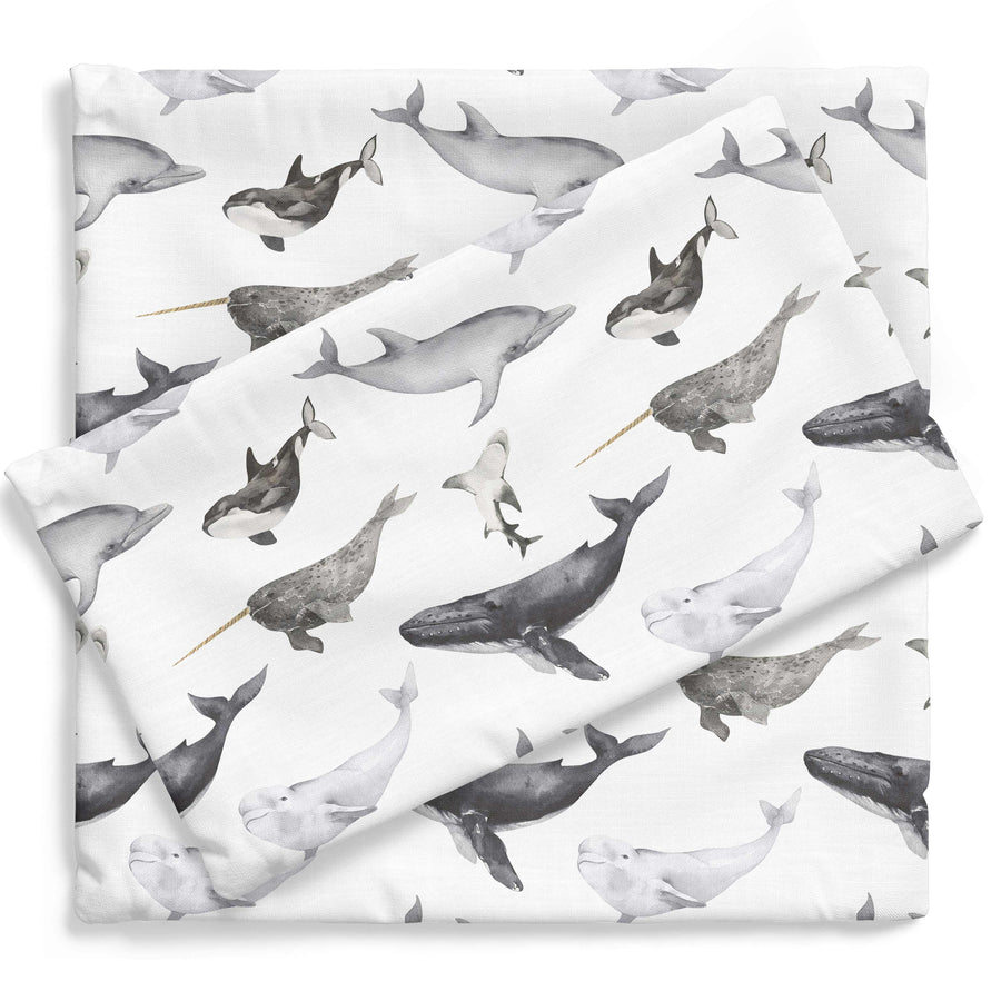 Twin sheets (3 Piece) -  Seaside Whale