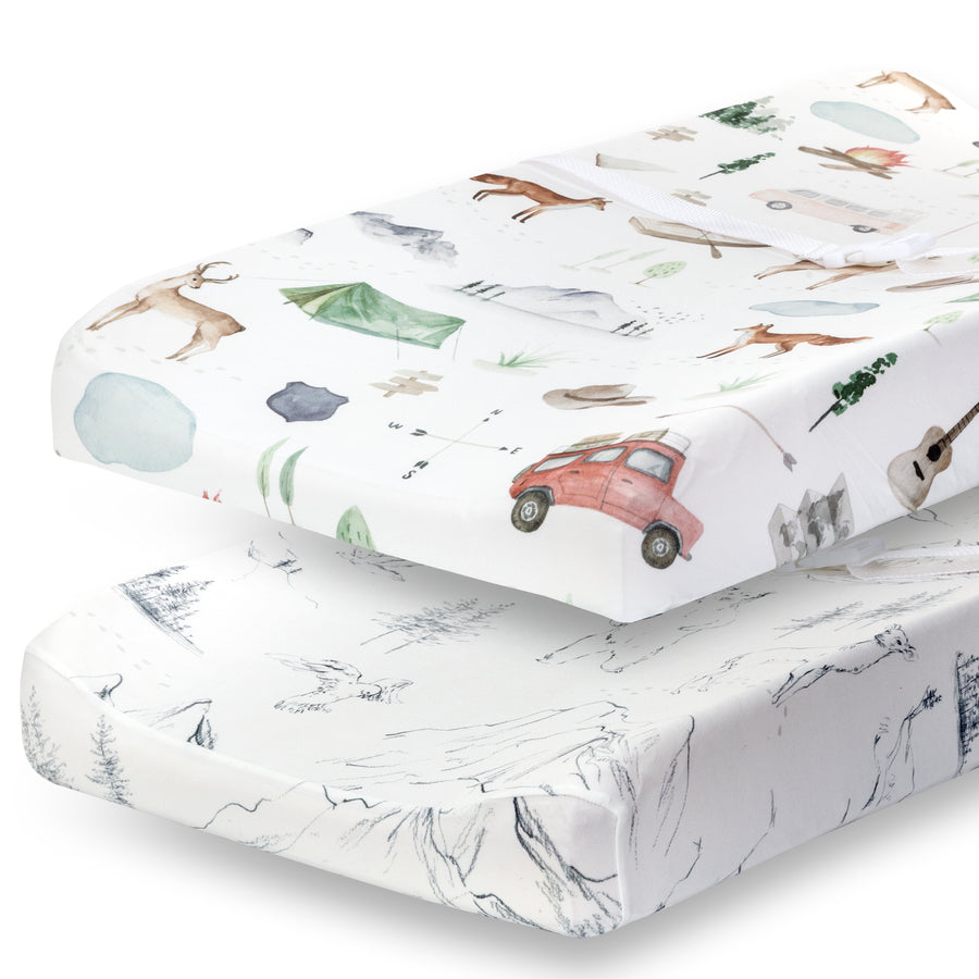 Crib sheet and changing pad cheap cover