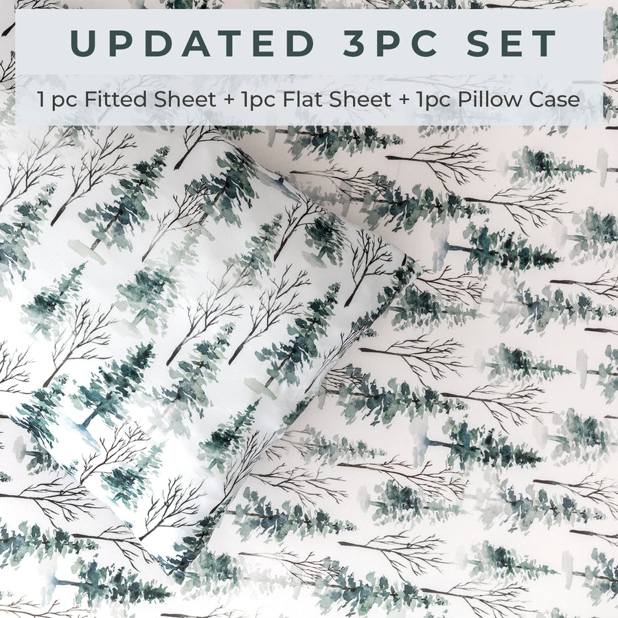 Twin sheets (3 Piece) - Woods