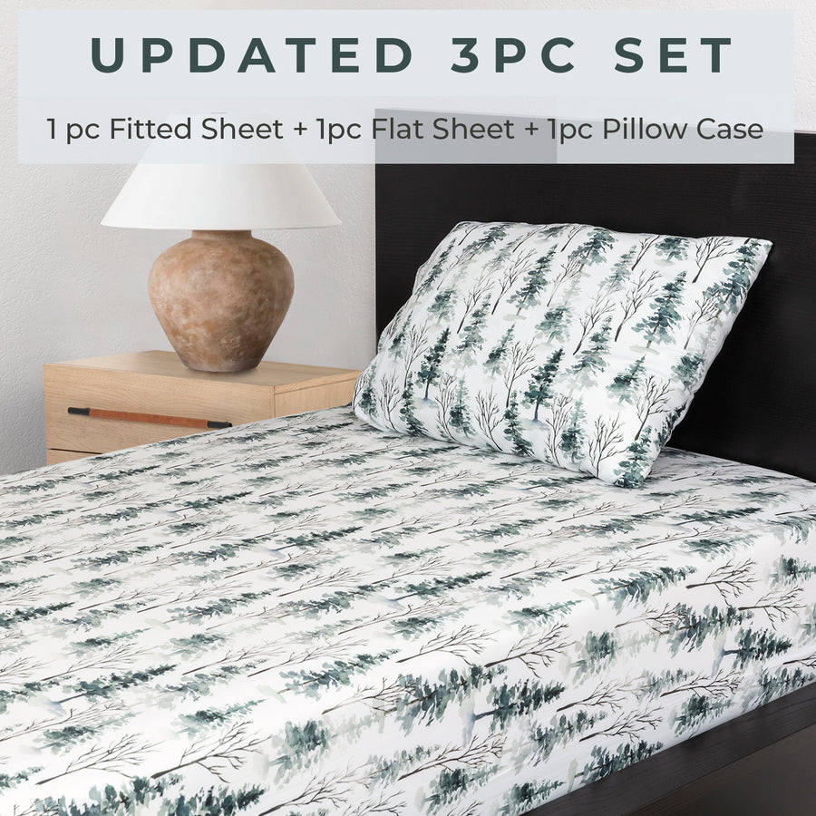 Twin sheets (3 Piece) - Woods