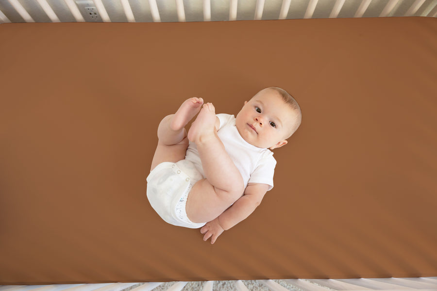 Crib sheet Single - Caramel Brown