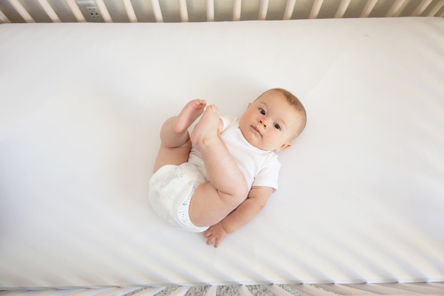 Crib sheet Single - Soft White