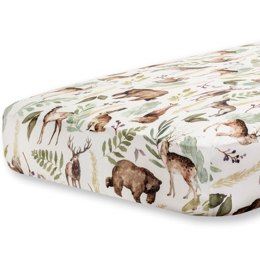 Crib sheet Single - Wildlife Animal